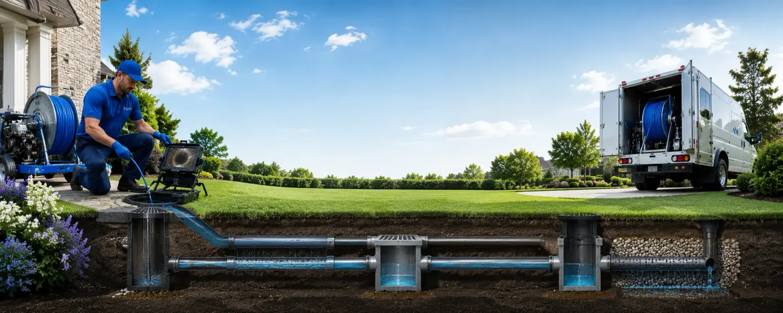 Outdoor drain cleaning information for Sparks, GA